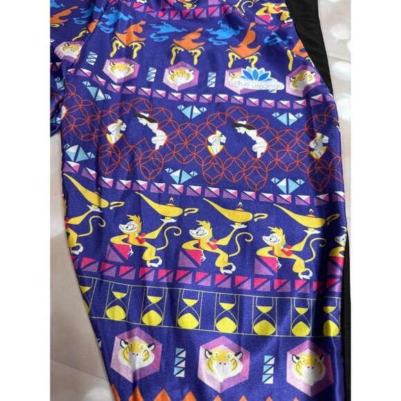 Lotus Disney Aladdin Capri Leggings Women’s Plus 16/18 Genie Abu Raja Print - Picture 3 of 7